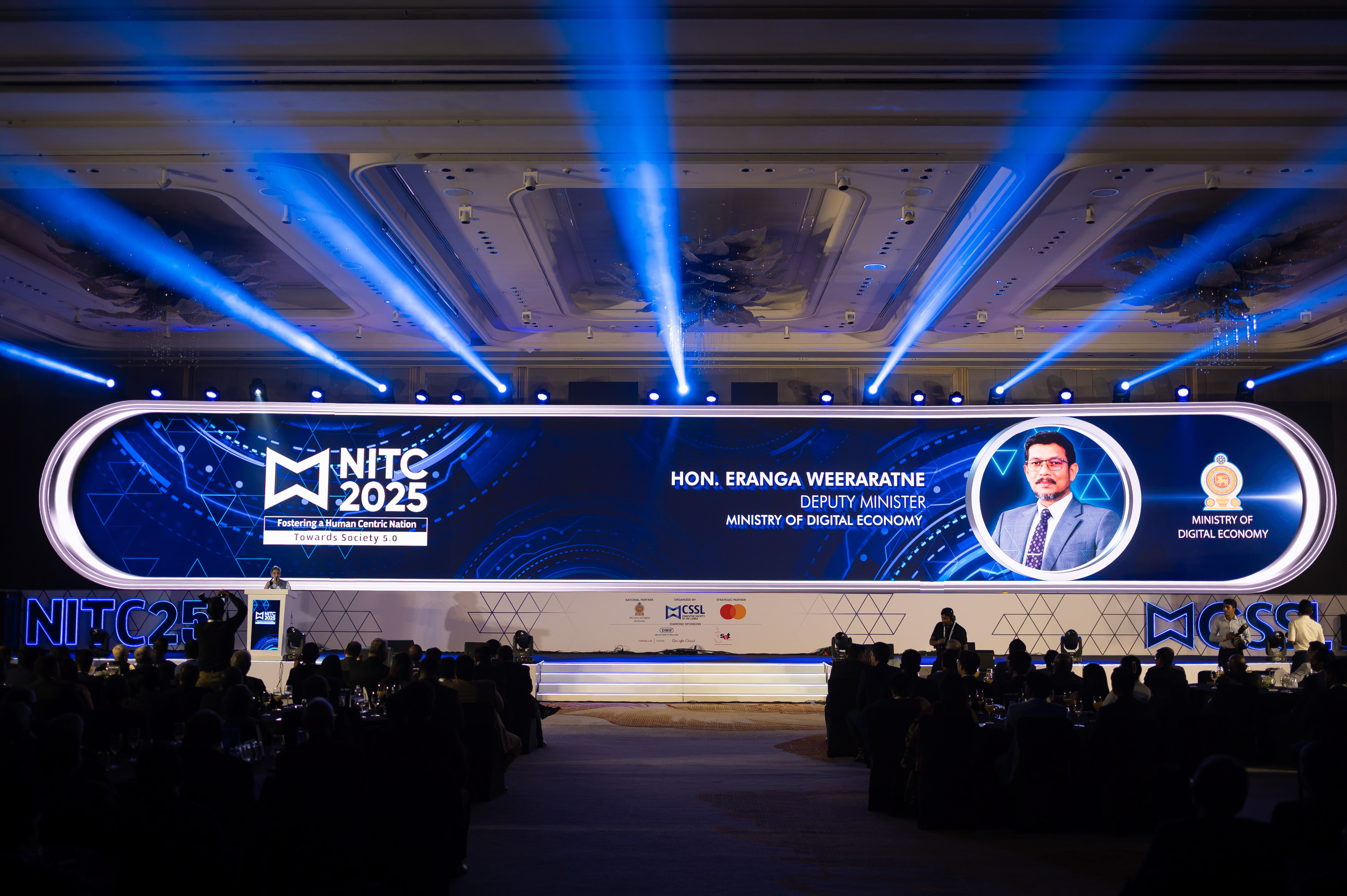 Deputy Minister of Digital Economy on the main stage