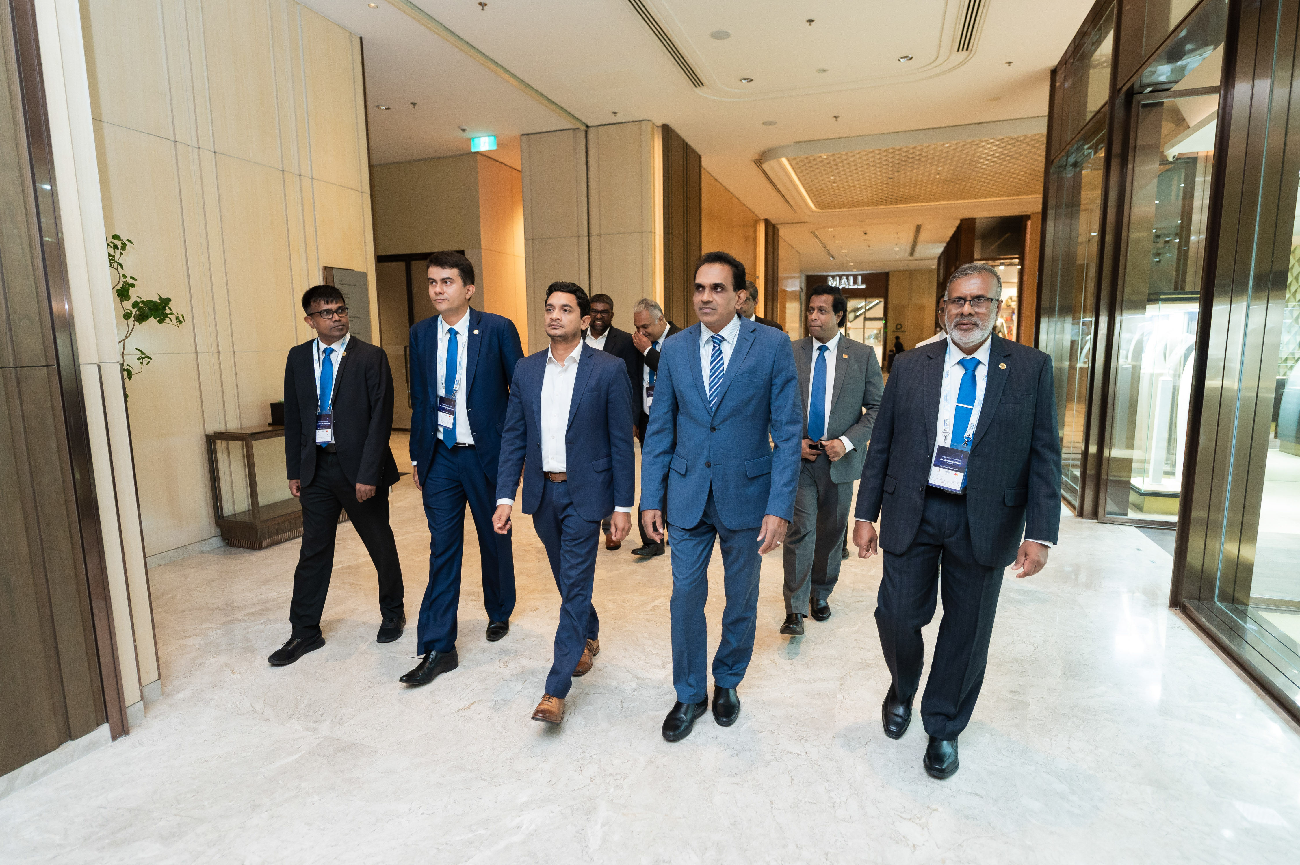 Chief guest and delegation arriving at the venue