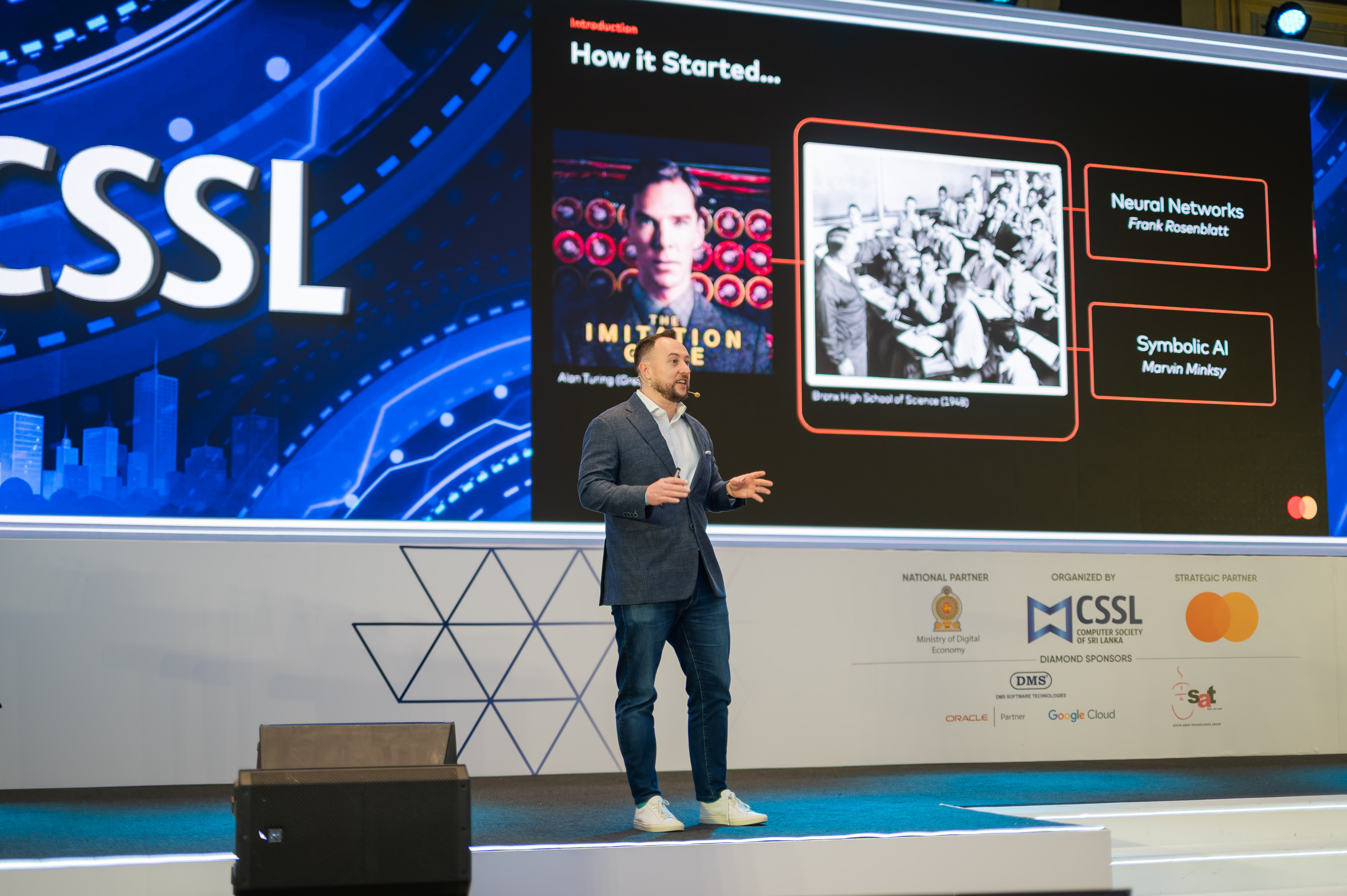 Talk tracing the history of AI